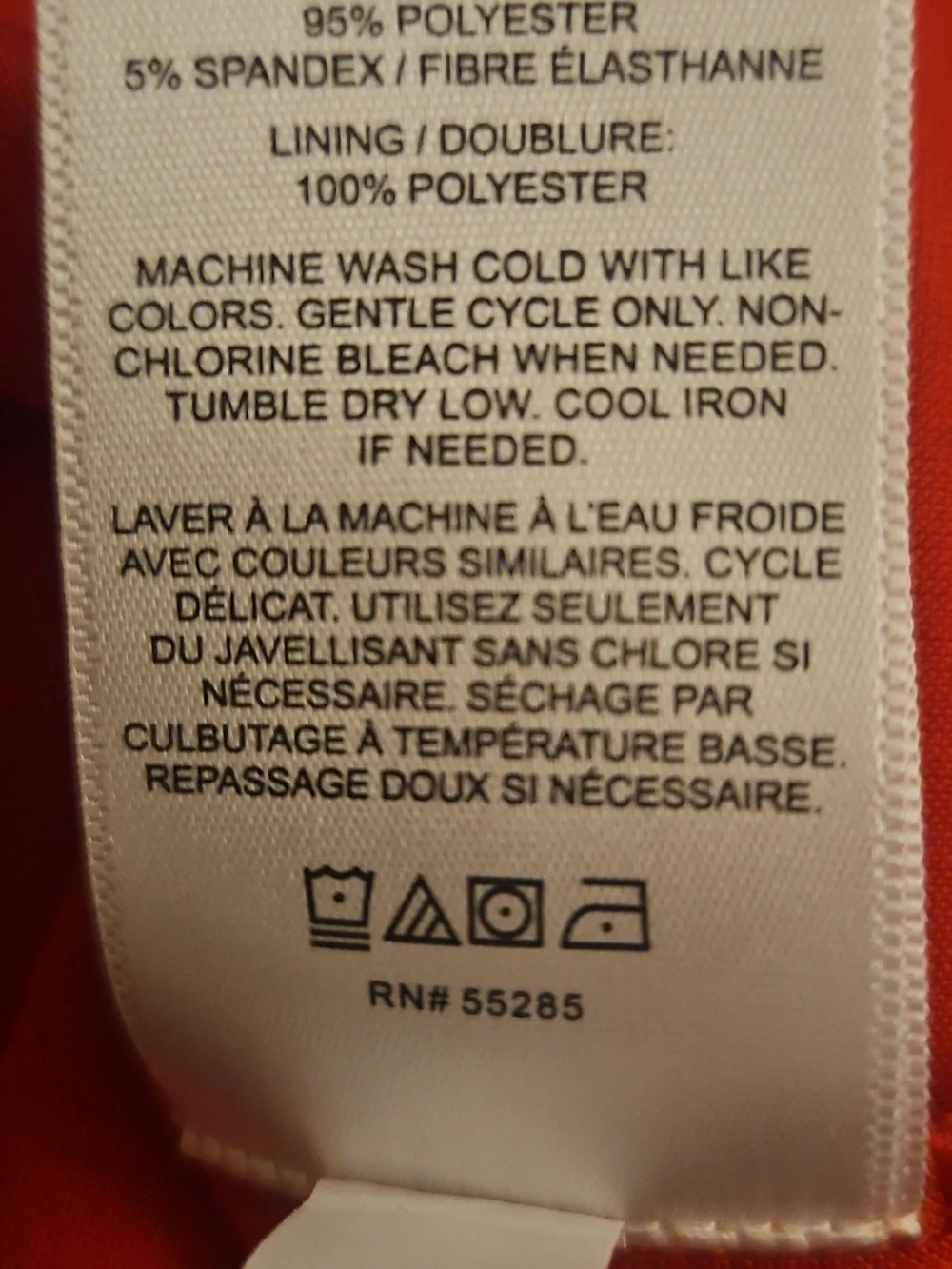 EXPRESS Red Open Crisscross Back Wide Leg Plunging Neckline Jumpsuit - Picture 9 of 9